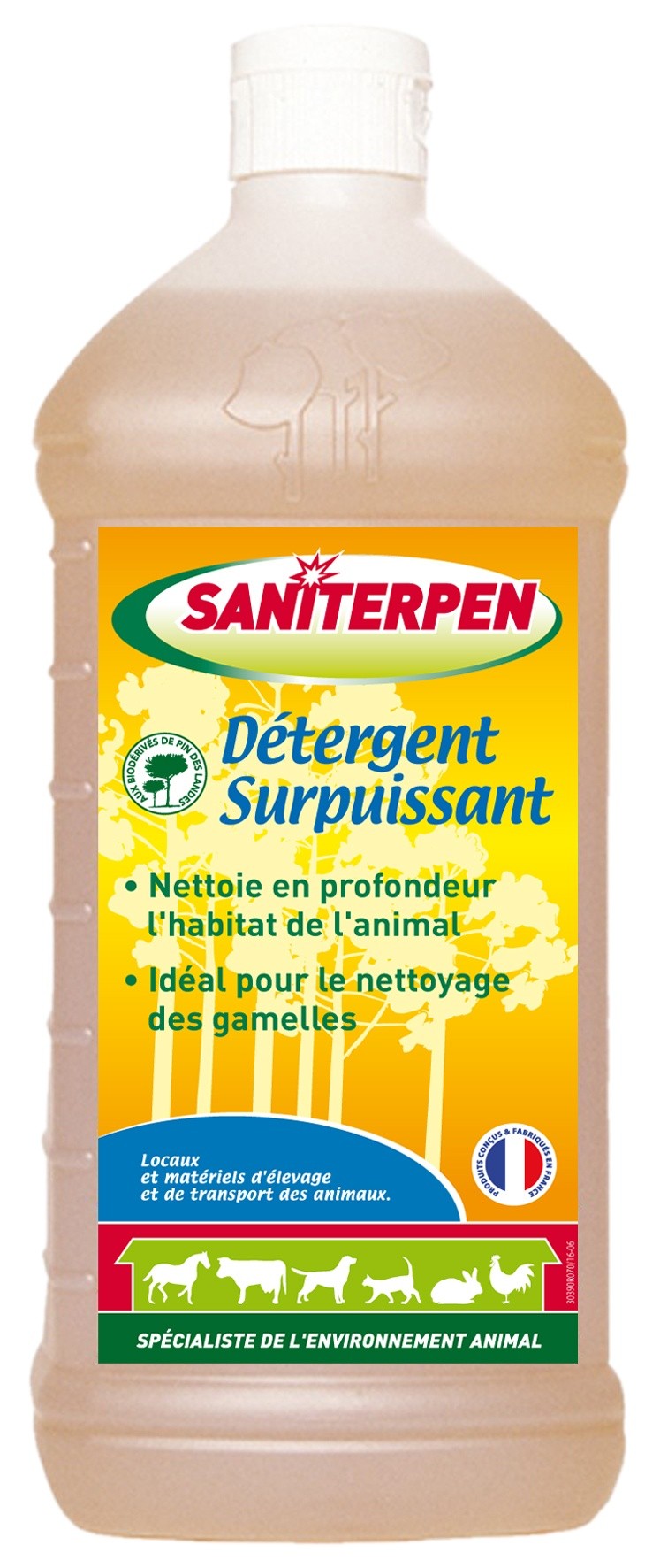 Saniterpen Bidon 5 litre → Détergent surpuissant nettoyage